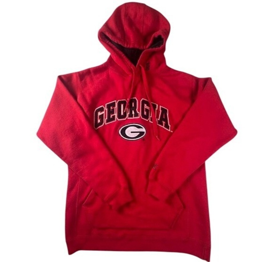 Georgia Bulldogs Youth L Colosseum Hoodie Red Long Sleeve Sweatshirt NCAA UGA